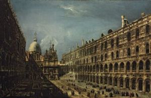 Marieschi Marieschi, Courtyard of the Doge’s Palace, ca. 1735