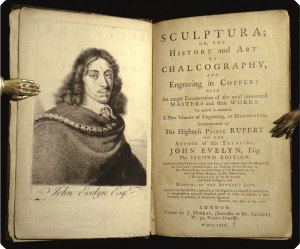 John Evelyn, Sculptura (London, 1769), reissue of the second edition from 1755. Image from the Philadelphia Rare Books & Manuscripts Company.