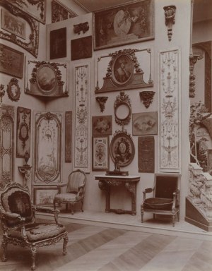 Section of the interior of 58 Boulevard Flandrin, Paris to be recreated in the Bard Graduate Center exhibition. Photographed circa 1906. The Metropolitan Museum of Art, The Thomas J. Watson Library, Presented by J. Pierpont Morgan.