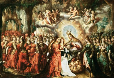  Cristobal de Villalpando, 'La Lactacion de Santo Domingo', © Rafael Doniz / Conaculta-INAHSinafo-Mex. 