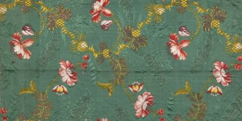 Dress fabric, now a chalice veil, ca. 1745-50, (Rothschild Collection at Waddesdon Manor, acc. #523). Photo by Mike Fear.