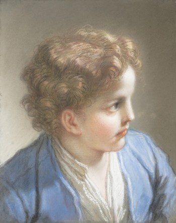 nedetto Luti (Italian, Florence 1666–1724 Rome). Study of a Boy in a Blue Jacket, 1717. Pastel and chalk on blue laid paper, laid down on paste paper. The Metropolitan Museum of Art, New York, Gwynne Andrews Fund, 2007 (2007.360)