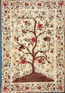 Jen Jones, Welsh Quilt Centre Tree of Life (cropped, detail), c.1810