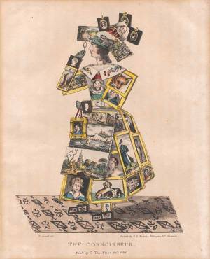 he Connoisseur, (1830), unknown artist. Yale Center for British Art, gift of Max and Barbara Wilk