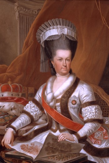 Margravine Caroline Luise of Baden (1723–1783), painting by J.W. Hauwiller