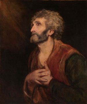 Joshua Reynolds, Dionysius Aeropagites. oil on canvas, 30 x 25 inches, ca. 1772