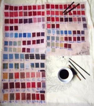 Color swatches. © RedTree Textile Studio