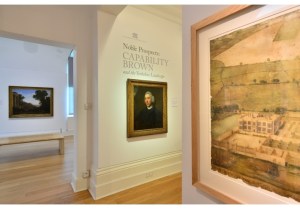 Installation view of the exhibition “Noble Prospects: Capability Brown and the Yorkshire Landscape,” The Mercer Art Gallery, Harrogate, North Yorkshire, 2016. Photo by Simon Miles.