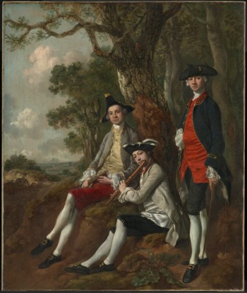 Peter Darnell Muilman, Charles Crokatt and William Keable in a Landscape c.1750 Thomas Gainsborough 1727-1788 Purchased jointly with Gainsborough's House, Sudbury with assistance from the National Heritage Memorial Fund, the Art Fund and the Friends of the Tate Gallery 1993 http://www.tate.org.uk/art/work/T06746
