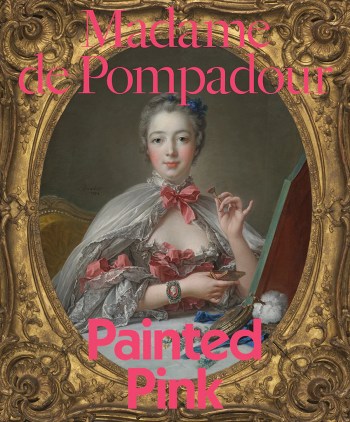 Book cover with a portrait of Madame de Pompadour