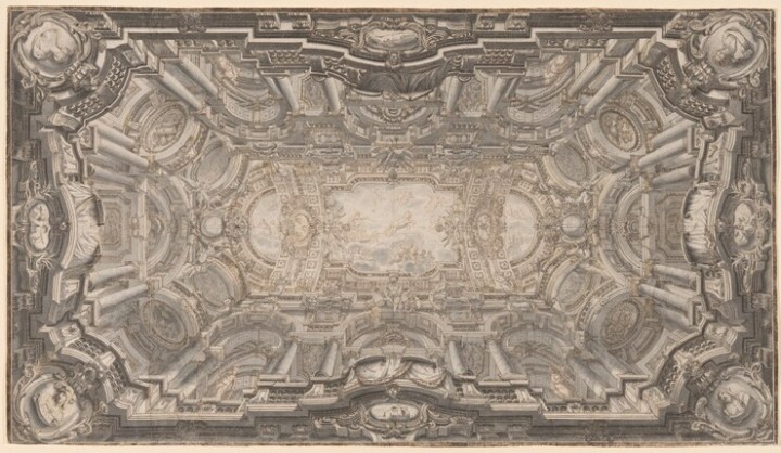 Eighteenth-century design for a ceiling