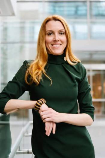 Three-quarter standing portrait